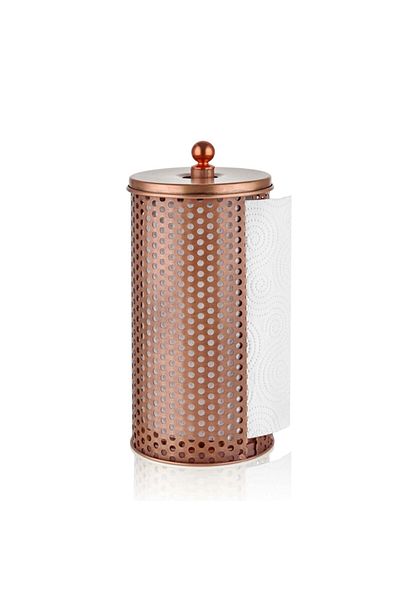 The Mia Galvanized 30x14 Cm Towel Napkin Holder Stand Copper Glv0617