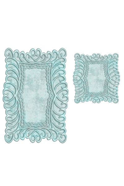 Alanur Home Σετ μπάνιου Alanur Yıldız Laser Cut 2 τεμαχίων St 210161 mv
