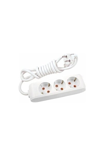 VİKO 5 Mt. Triple Multi-Let - Socket Grounded, Child Proof Cable