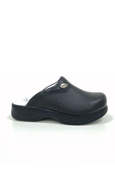 Hipokrat Full Orthopedic Medical Sabo Navy Blue Women's Slippers