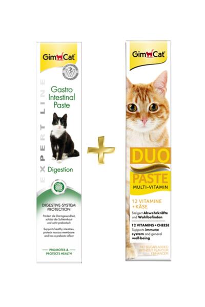 Gastro Intestinal Paste Sindirim Destekleyici 50gr + Multi-vitamin Duo Paste Peynirli 50gr