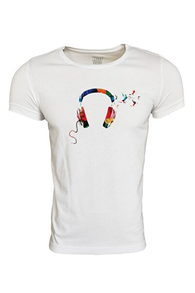 Raf Coll Unisex Štampano bela T-shirt