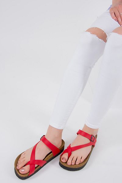 Fox Shoes Piros női papucs B777753009