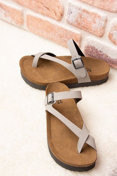 Fox Shoes Gray Women's Slippers B777753002
