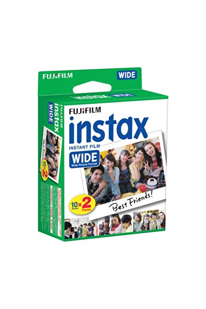 Fujifilm Fuji Instax Wide 210 Ve Wide 300 Için 20 Pozluk Film