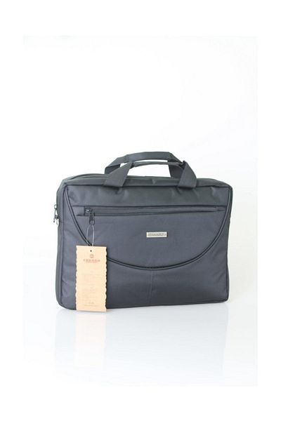 CAKARD Geantă pentru laptop din material textil 0034 Negru