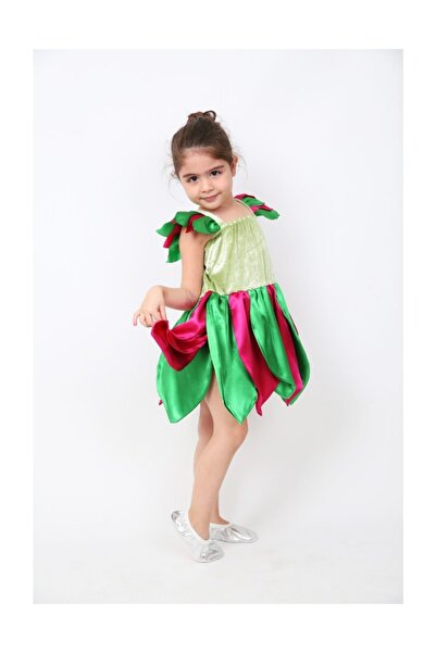 Annee Bakk Kız Çocuk Yeşil Tinkerbell Kostümü