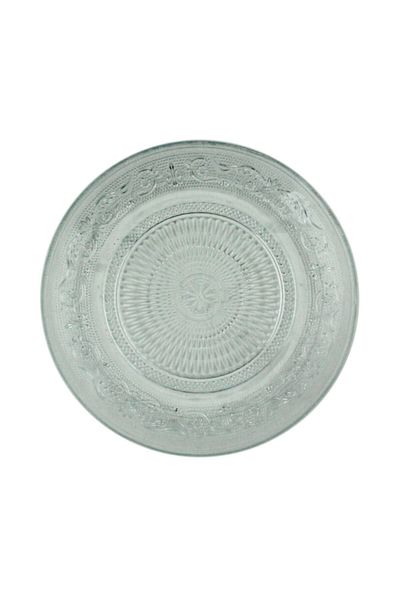 Vidrex Sapphire 6-Piece Glass Cake Plate