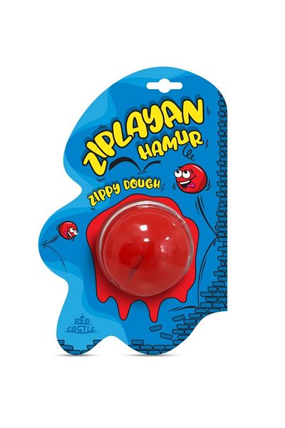 Red Castle Bouncing Dough & Slime 30 gr Red- Zdb-132