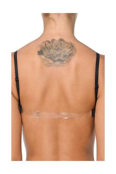 Orkide Sutien fără bretele cu push up transparent pe spate