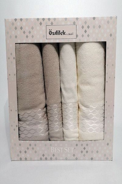 Özdilek Σετ μπάνιου Elissa Cream Stone