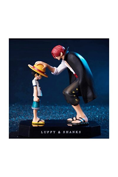 DÜKKAN DESİGN 18 Cm Monkey D. Luffy Ve Shanks Statü Figür