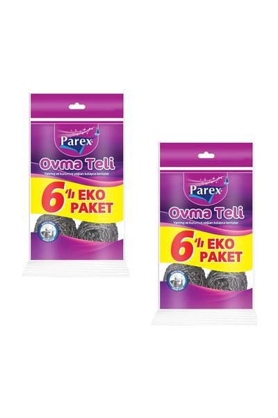 Parex Scouring Wire 6 x 2 Pack 12 Pieces