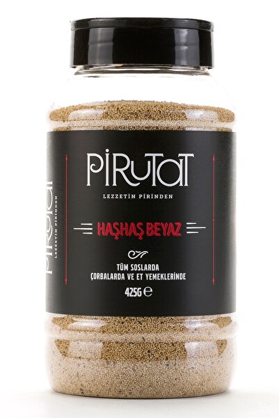 pirutat Haşhaş Beyaz 425 g Flip Top Kapak
