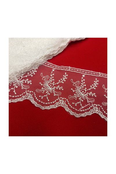 Gelincimherşey Off-White Color Lace Tulle Guipure