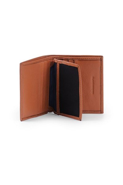 Deri Company Ανδρικό πορτοφόλι Camel από γνήσιο δέρμα (879 T)