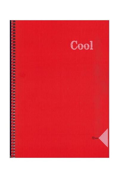 KESKİN COLOR Caiet Sharp A4 72 Yp. Neîncrustat (drept) Spr. pp. Kpk. Roșu rece