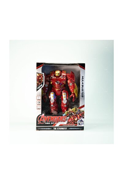 AVENGERS Pilli Yürüyen Iron Man Demir Adam Karakter Oyuncak Işıklı Sesli