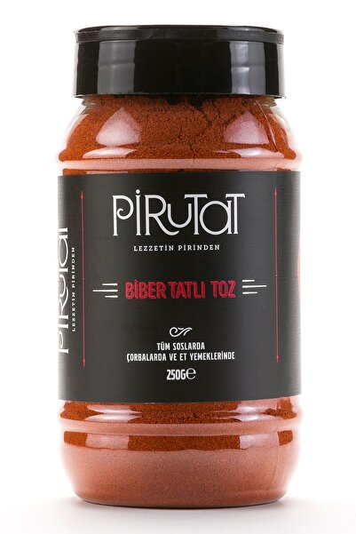 pirutat Tatlı Toz Biber 250 g Pet Flip Top Kapak