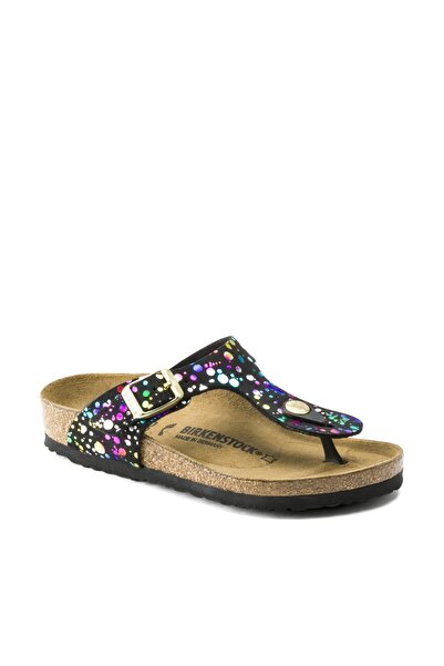 Birkenstock Gızeh Kıds Konfeti Siyah Terlik 01016015