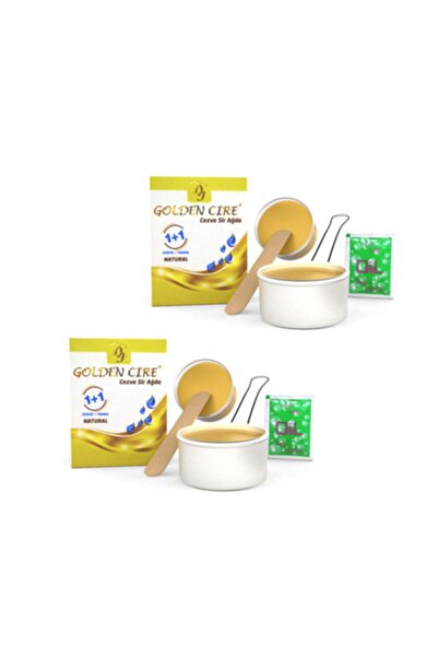 Golden Cire Cezve Ağda 1+1 210 gr Normal Ciltler X 2 Paket