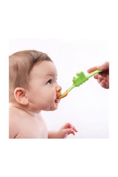 Oogaa Train Spoon - Green