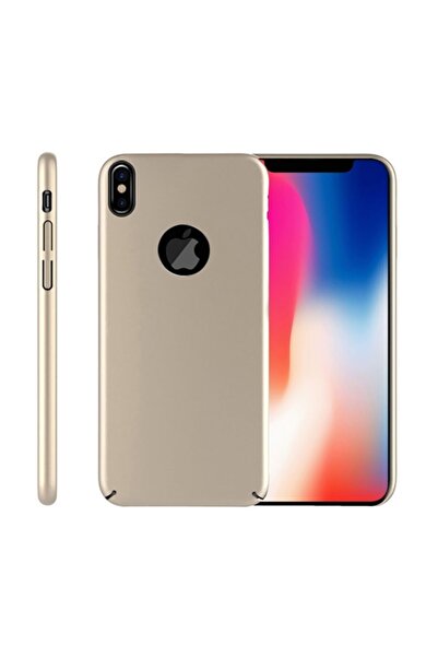 Ally Mobile Iphone X Xs Premium Slim Fit Koruyucu Pc Kılıf Gold