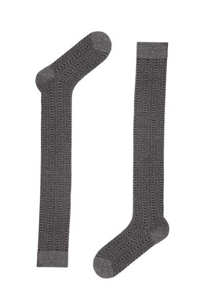 Penti Women's Gray Voly Knee Socks