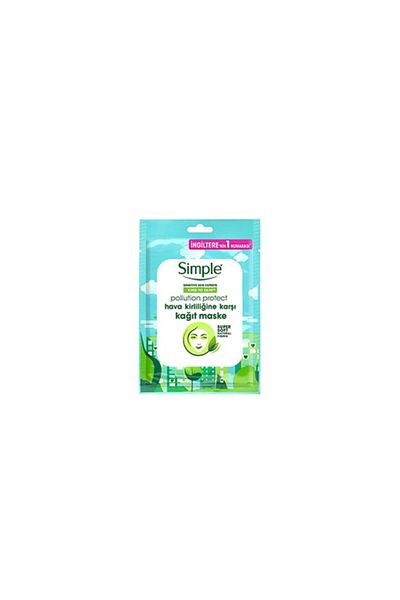 Simple Paper Mask Against Air Pollution 2 * 21 Ml