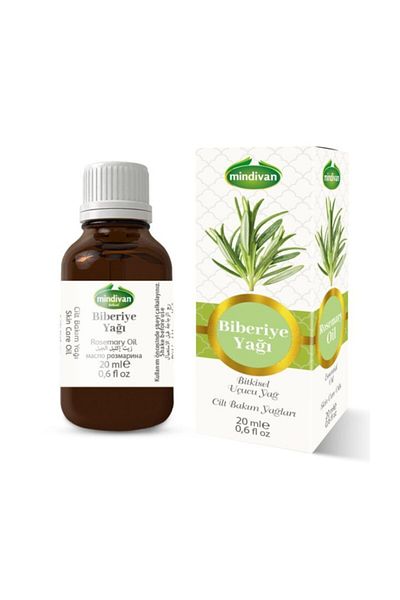Mindivan Rosemary Essential Oil - 20 cc, 2 Pieces 8697623201574152
