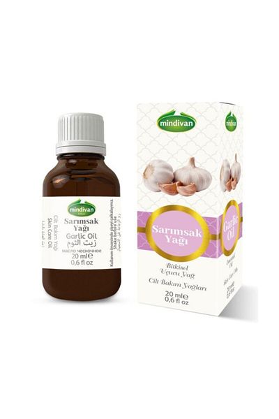 Mindivan Garlic Essential Oil - 20 cc, 2 Pieces8697623206920192