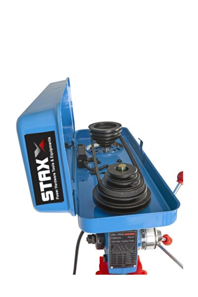 STAXX POWER Pro Sütunlu Matkap Tezgahı + Mengene 750 w 16 mm 29 kg