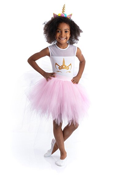 Tameris Kostüm Μονόκερος Φόρεμα Lady Pink Short