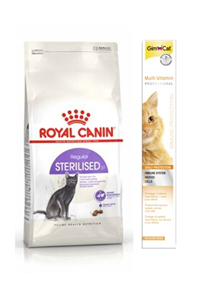 Royal Canin Sterilised 37 Kısır Kedi Kuru Maması 2 Kg + Gimcat Multi Vitamin ...