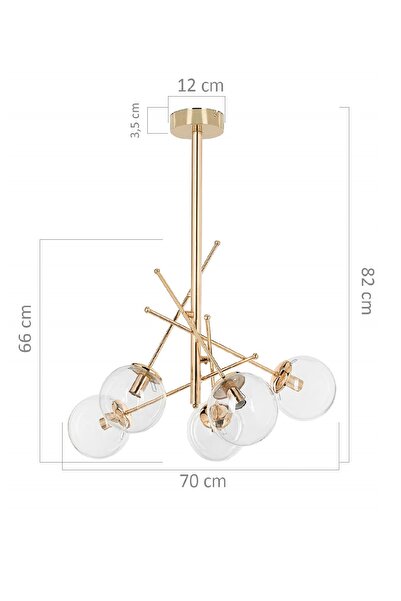Modelight Gondia 5’li Avize