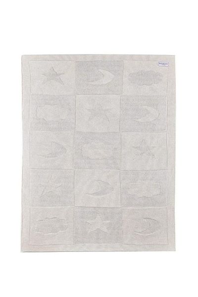 Konfor Halı Beige Cloudy Star Patterned Baby Blanket