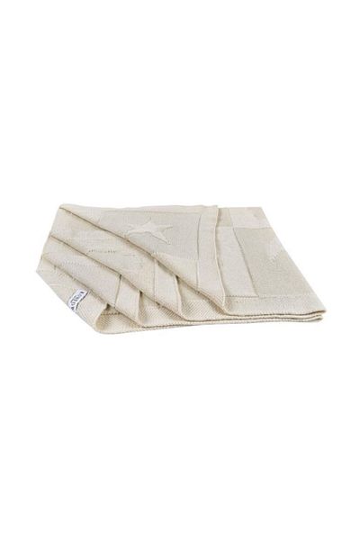 Konfor Halı Beige Cloudy Star Patterned Baby Blanket