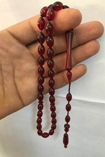 Gogoey Червен цвят прах кехрибар тесбих