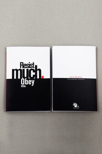 PK Design Quotation Master Notebooks - Walt Whitman