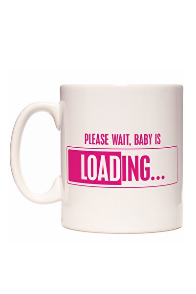 Rock'n Fox Mother's Day Pregnant Mother Loading Baby Girl Design Mug Cup
