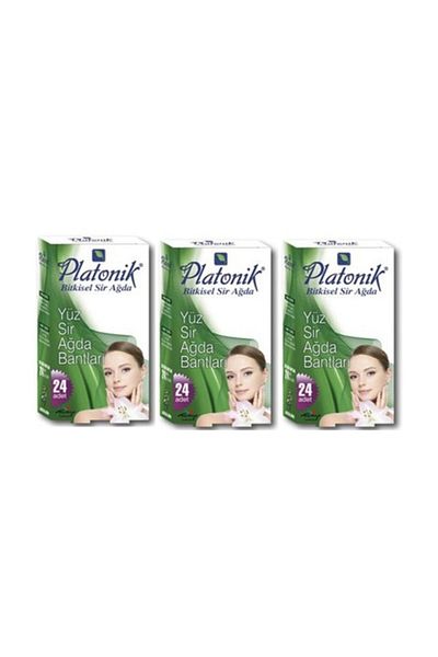 Platonik Waxing Strips for Face Azulen 24 Pieces X 3 Pieces