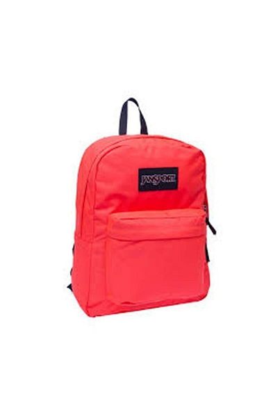 Jansport Bag Black Label Fluorescent Red