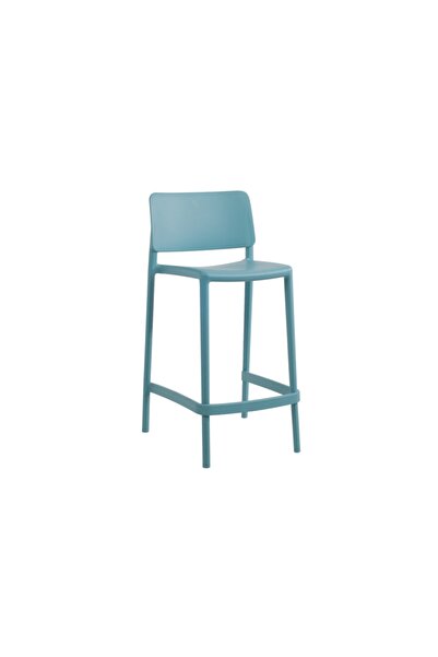 Papatya Joy Bar Sandalyesi 65 Cm Deniz Mavisi - Kolçaksız