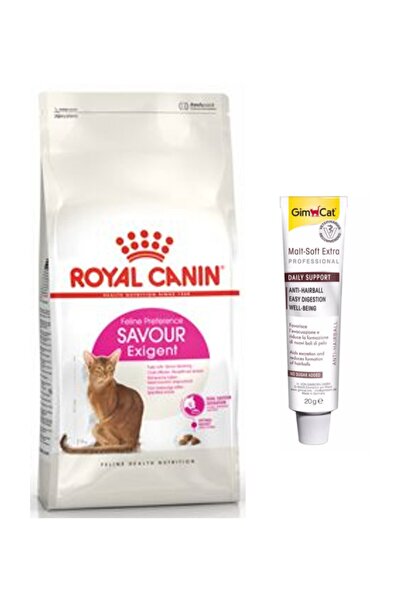 Royal Canin Savour Exigent Seçici Kedi Kuru Maması 2 kg + Gimcat Anti-hairbal...