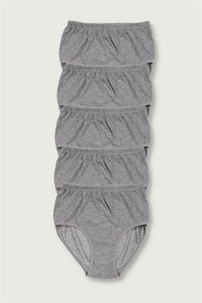 Tutku Costă elastică cu talie înaltă (lycra) pentru femei, 6 piese, gri Bato