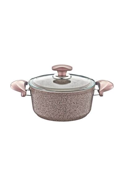 OMS Granite Deep Pot 22X11.5 cm Milk Coffee