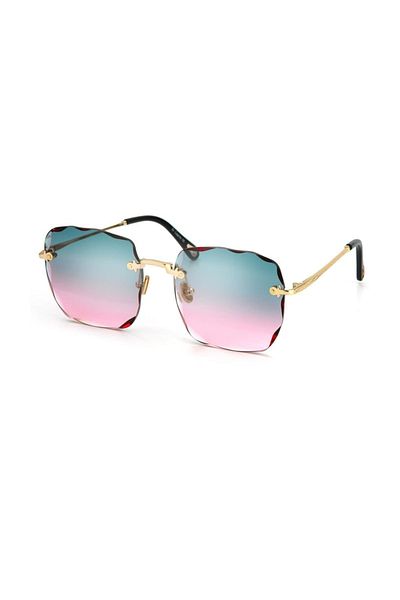 Di Caprio Women's Rectangular Sunglasses DHX1630D
