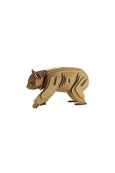 3D SERGİ 3d Wooden Koala Model 57 Pieces