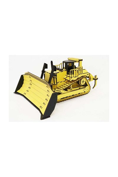 3D SERGİ 3D Wooden Dozer Business Machine Model 428 Pieces