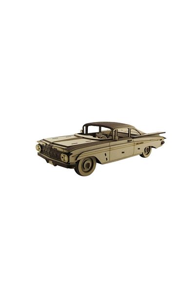 3D SERGİ Wooden Puzzle, 3d Wooden C. Impala 1959 Model 219 Pieces